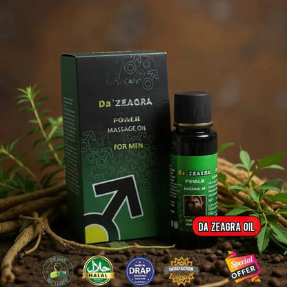Premium Herbal Massage Oil - Strength & Natural Ingredients